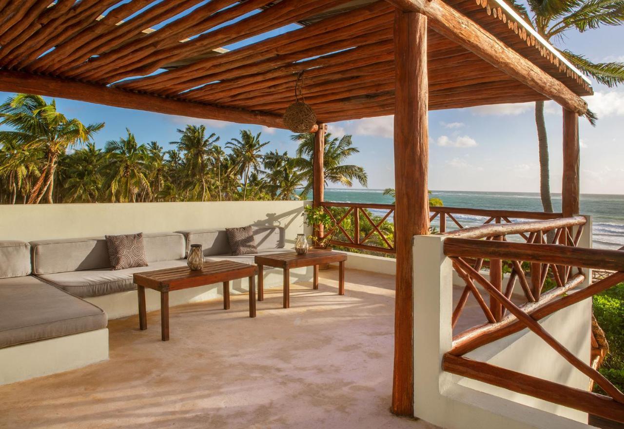 Beachfront Villa Playaaekun Tulum Exterior photo