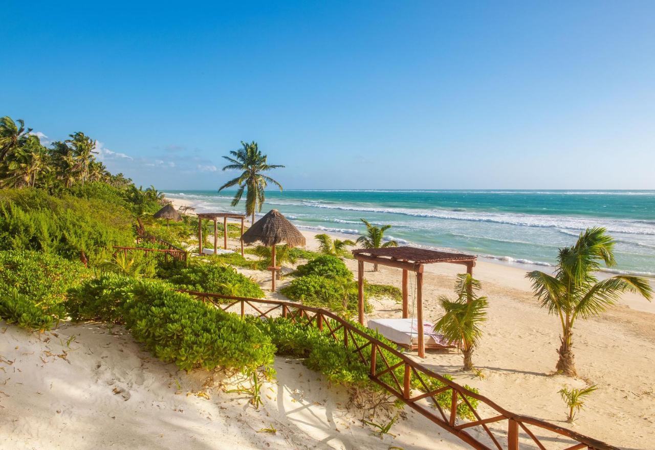 Beachfront Villa Playaaekun Tulum Exterior photo