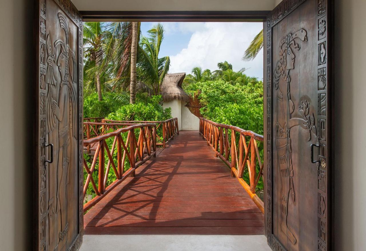 Beachfront Villa Playaaekun Tulum Exterior photo
