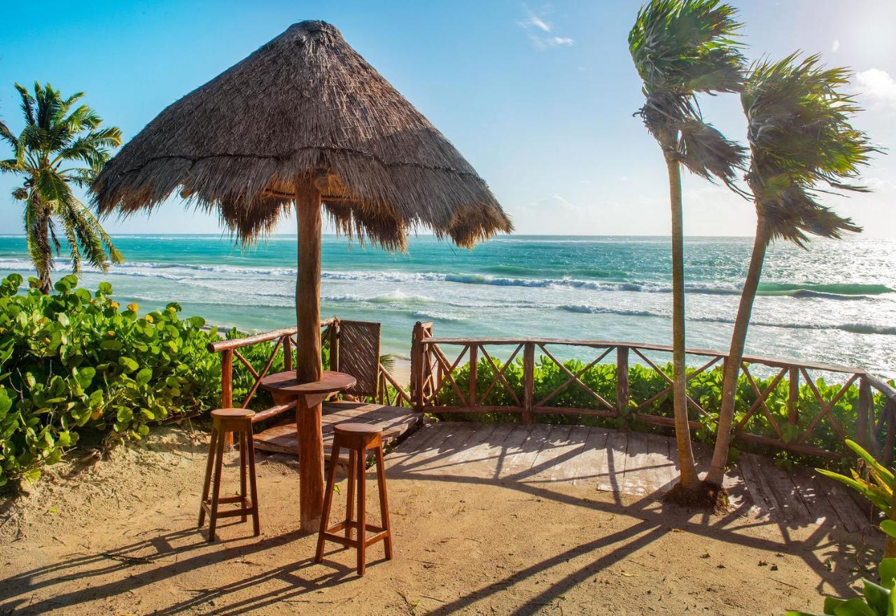 Beachfront Villa Playaaekun Tulum Exterior photo