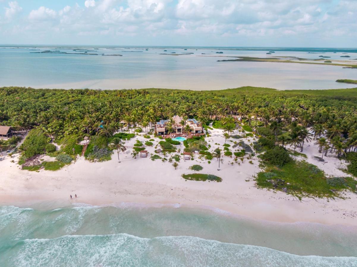 Beachfront Villa Playaaekun Tulum Exterior photo